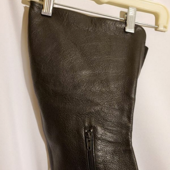 🖤BadAss Vintage Black leather thigh high boots🖤 - Picture 2 of 16